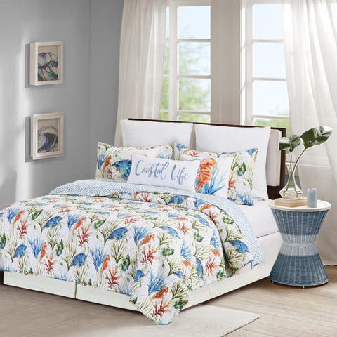 Marino Cotton Quilt Set  - Reversible and Machine Washable