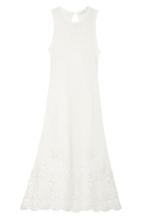 Erdem Open Knit Sleeveless Midi Dress