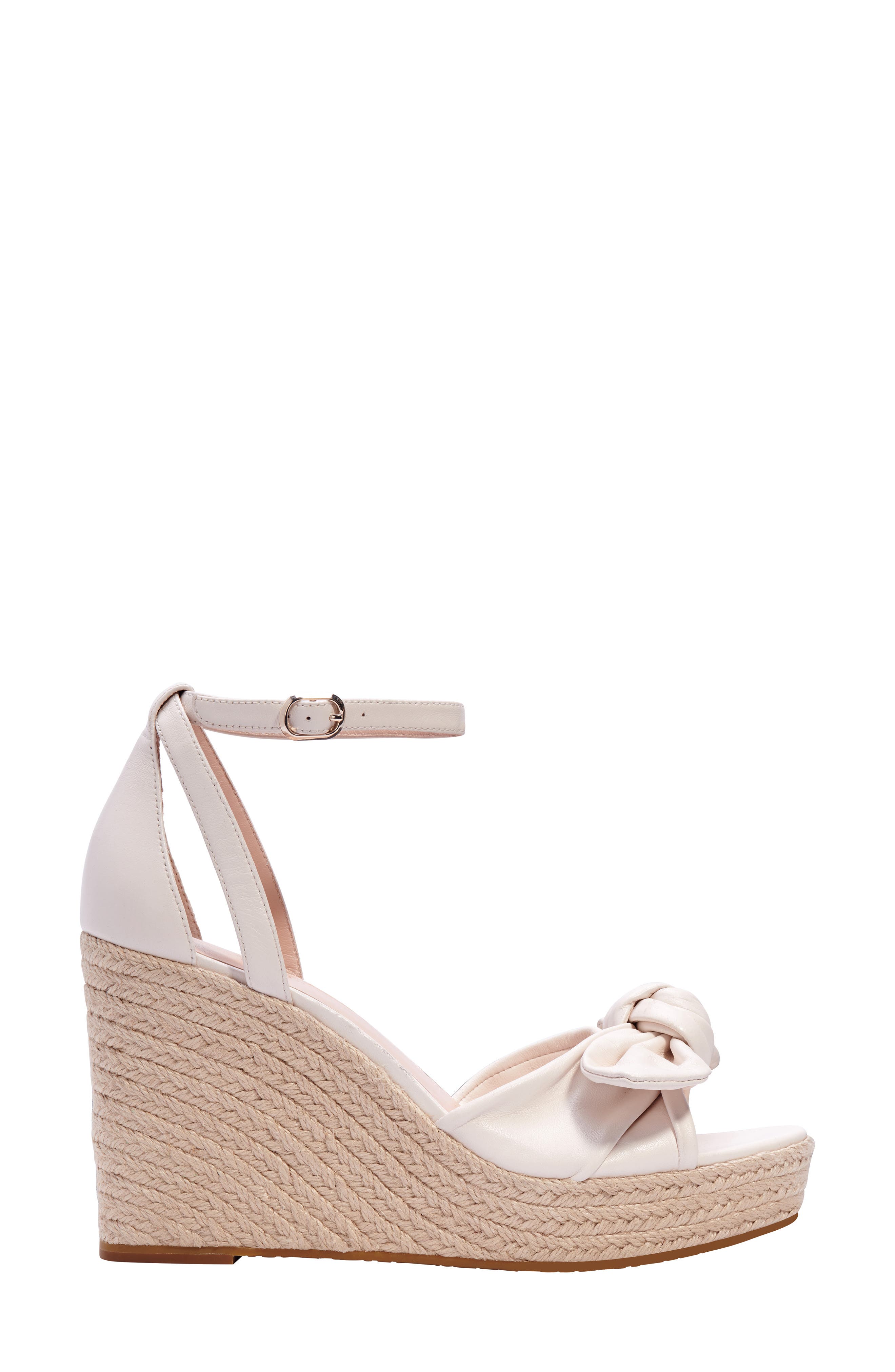 Kate Spade New York tianna espadrille wedge sandal, Alternate, color, Parchment