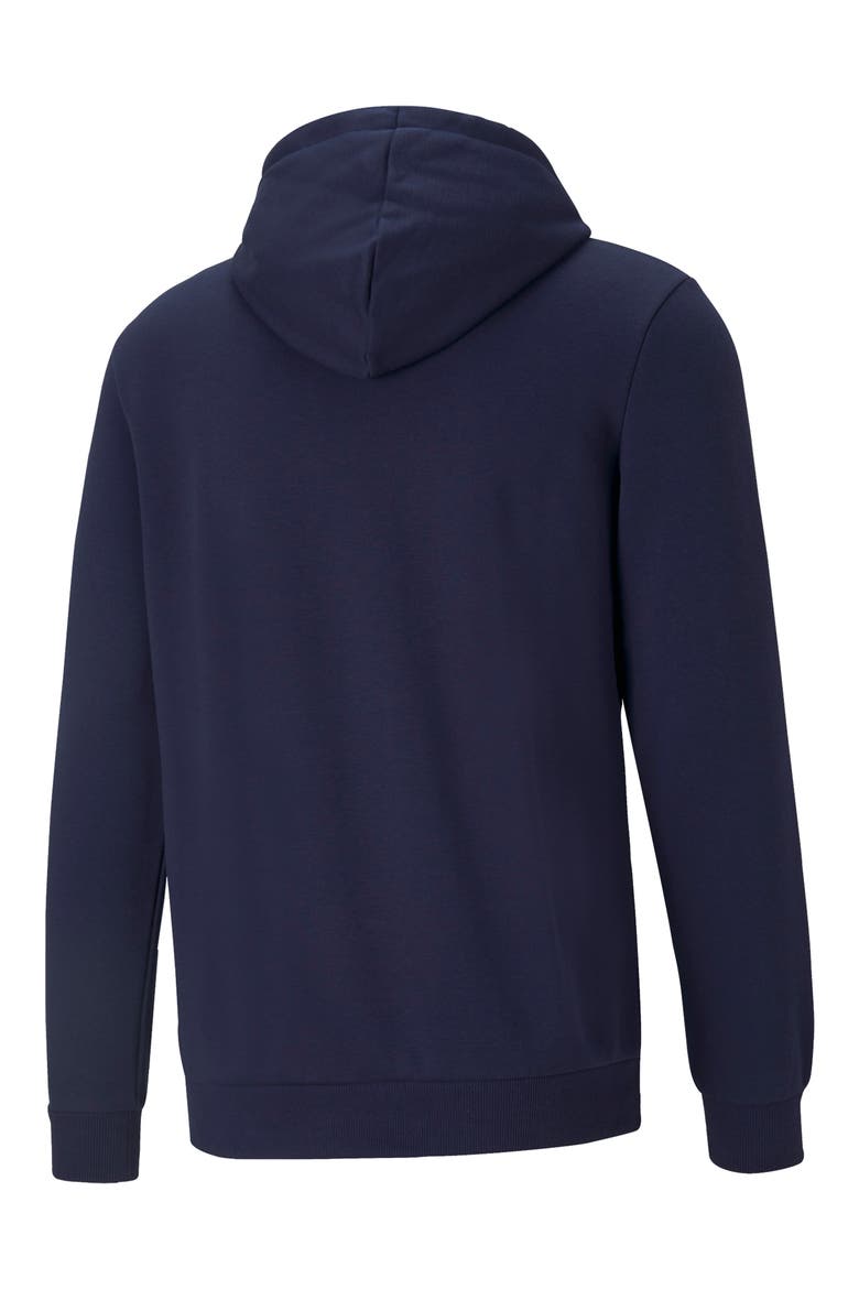 Essential Big Logo Fleece Hoodie, Alternate, color, PEACOAT