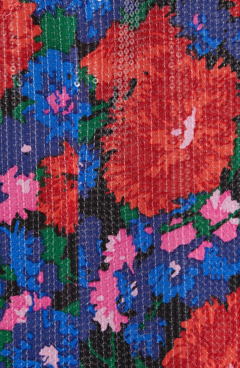 WAYF Greyson Sequin Puff Sleeve Top, Alternate, color, 