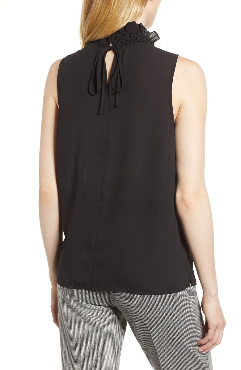 Vince Camuto Ruffle Neck Blouse, Alternate, color,