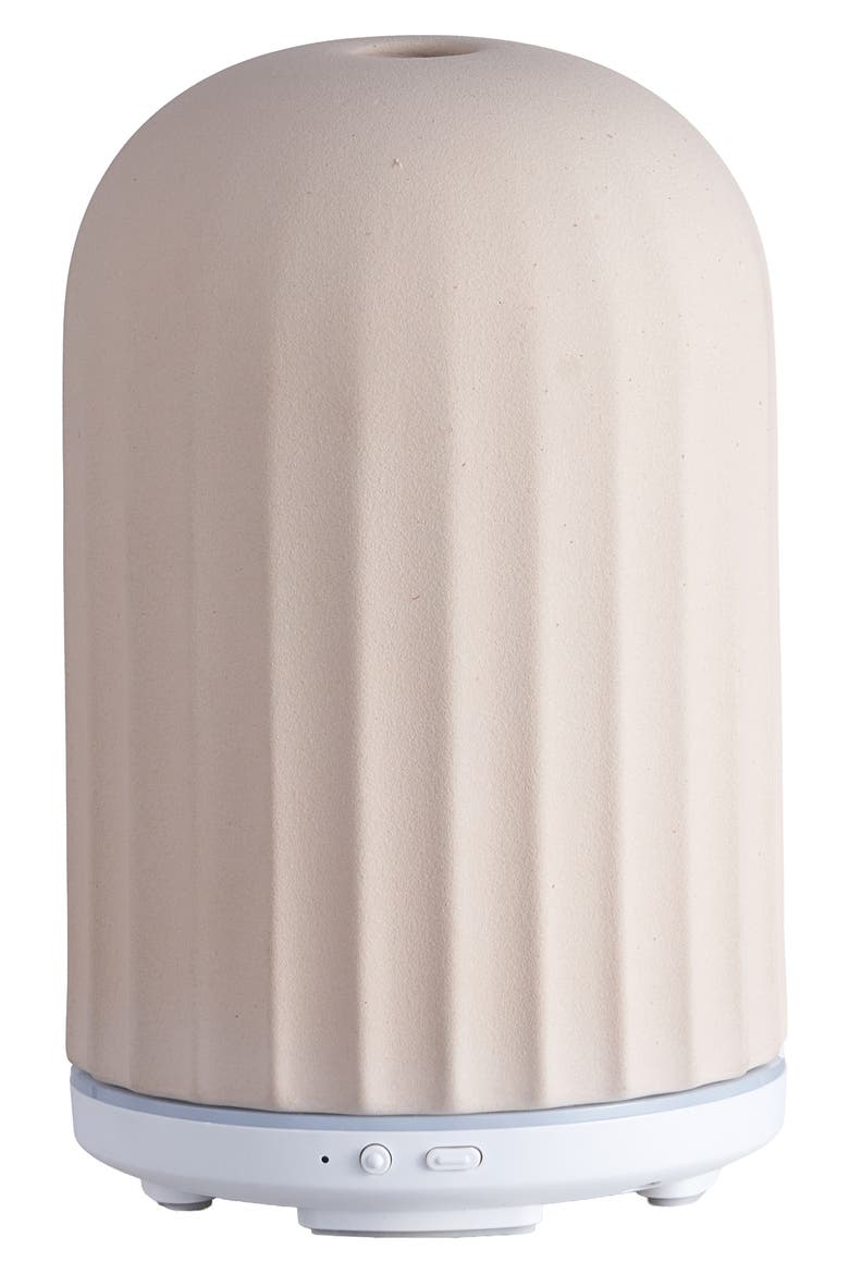 Ingrid Beige Ceramic Ultrasonic Diffuser, Alternate, color, BEIGE