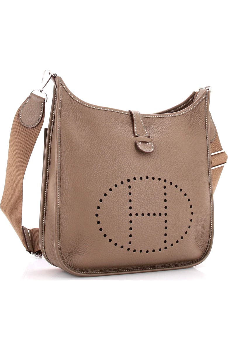 Pre-Owned Hermes Evelyne Bag Gen III Clemence PM, Alternate, color, Etoupe