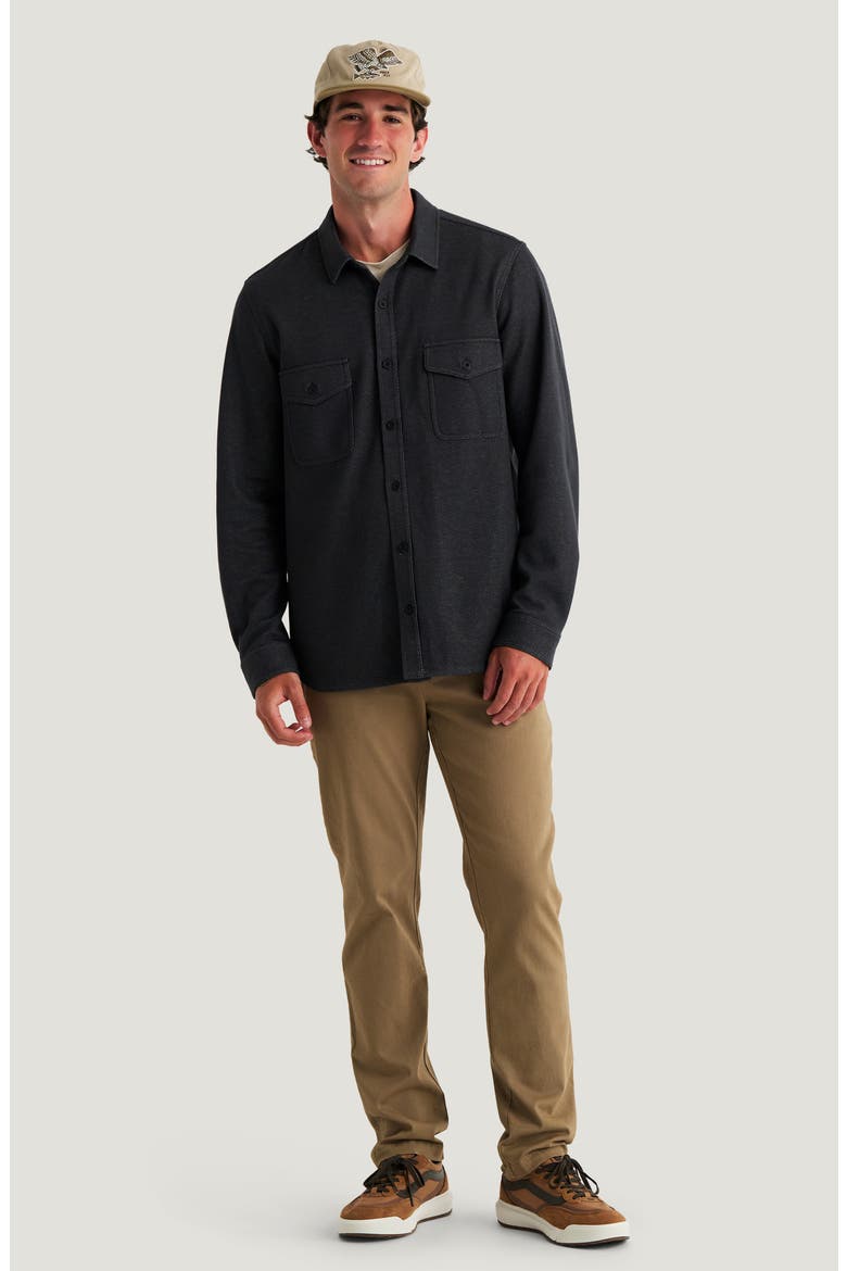 Gallatin Overshirt, Alternate, color, BLACK TWILL