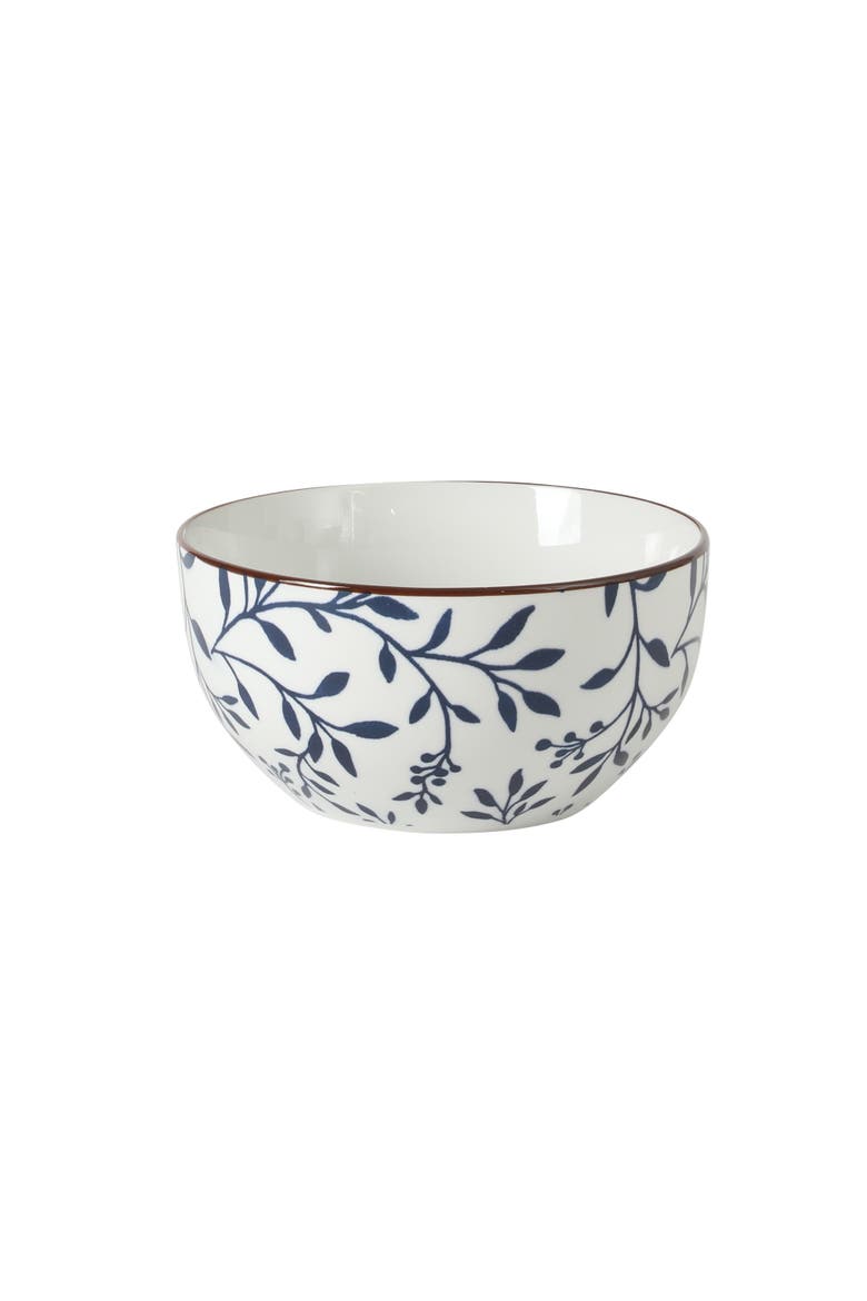 Palace Suite Stoneware Dinnerware Set, Alternate, color, Blue/White