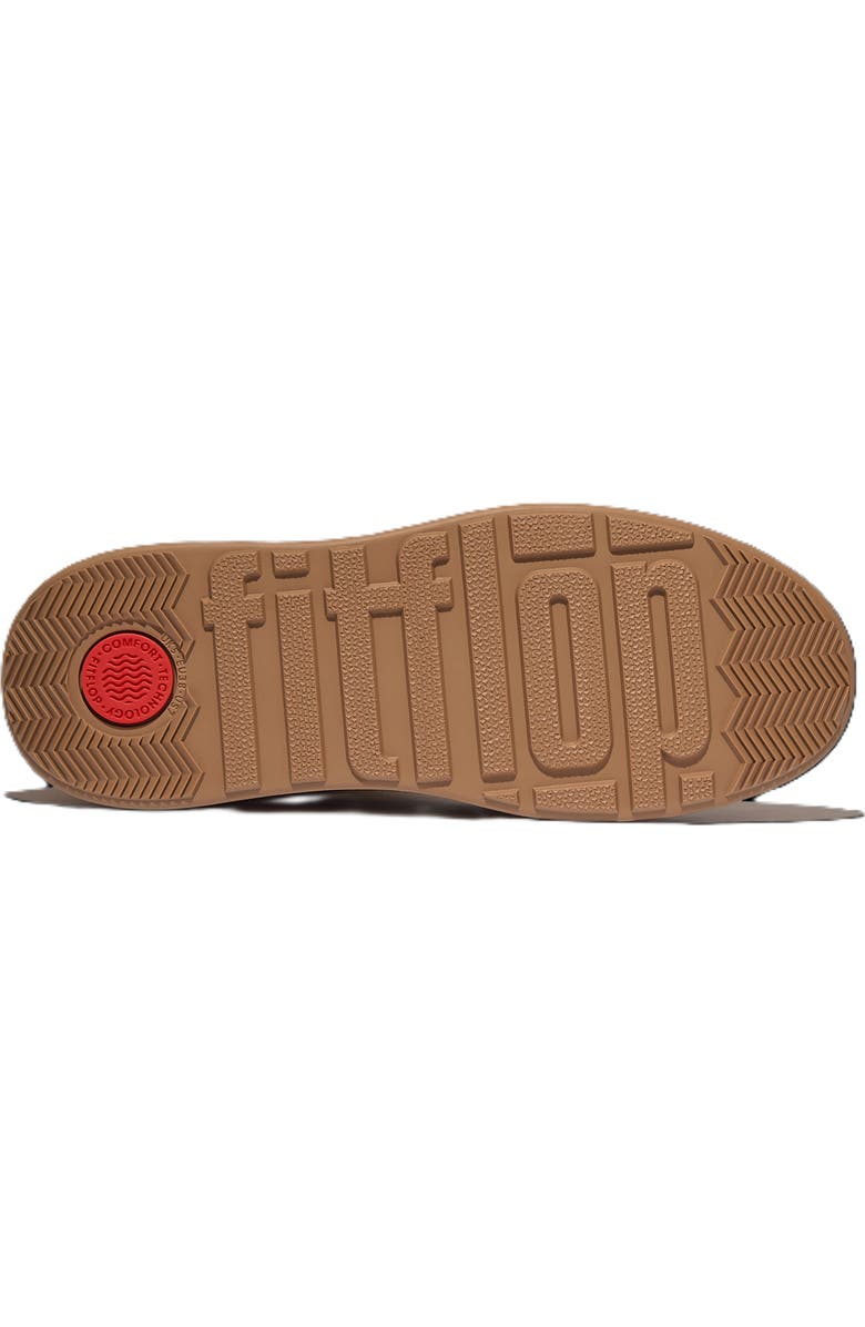 FitFlop F Mode Shearling Collar Zip, Alternate, color, Desert Tan