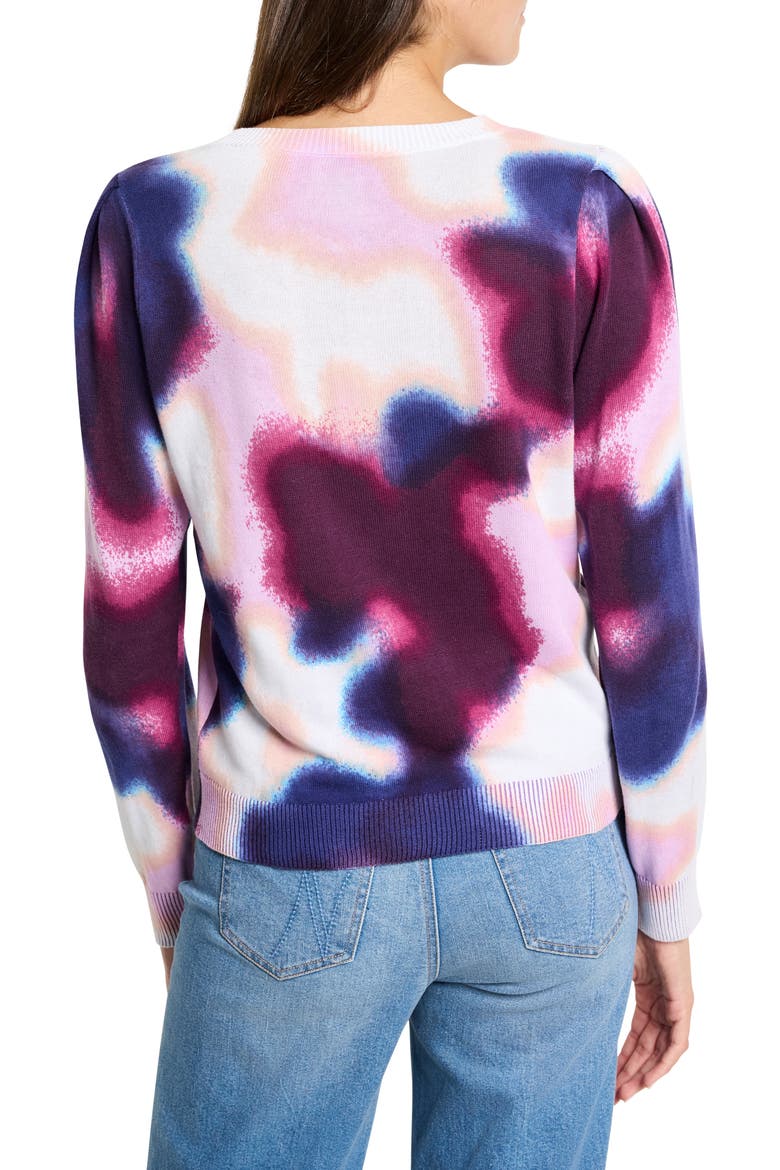 Blossom Blur Sweater, Alternate, color, PURPLE MULTI