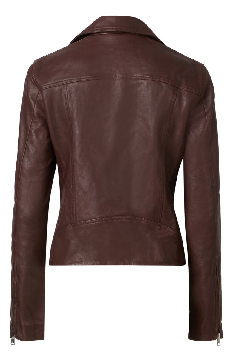 AllSaints Dalby Leather Biker Jacket, Alternate, color, 