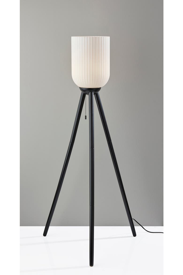 Kinsley Floor Lamp, Alternate, color, BLACK