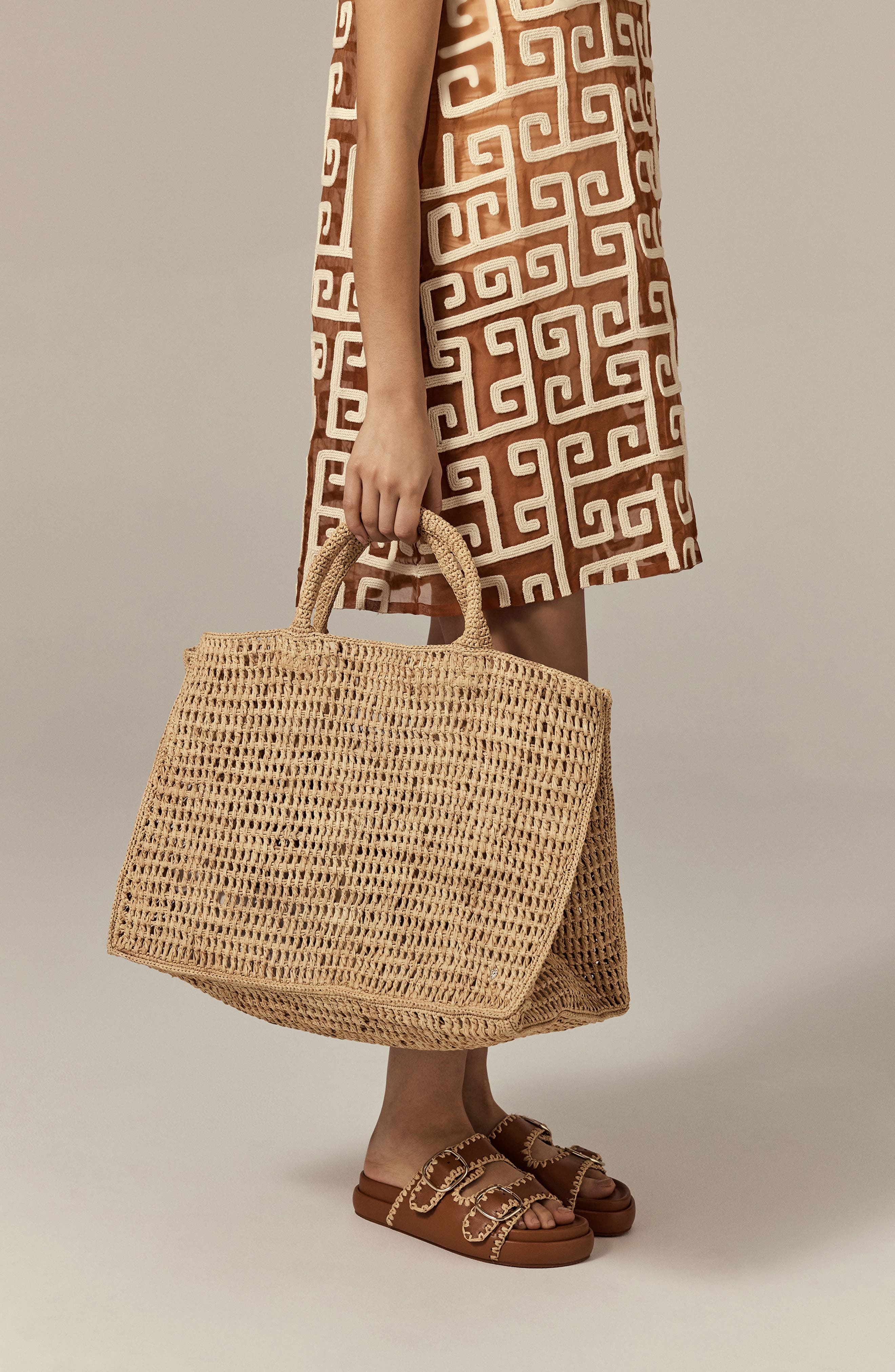 Helen Kaminski Anika Raffia Tote, Alternate, color, 