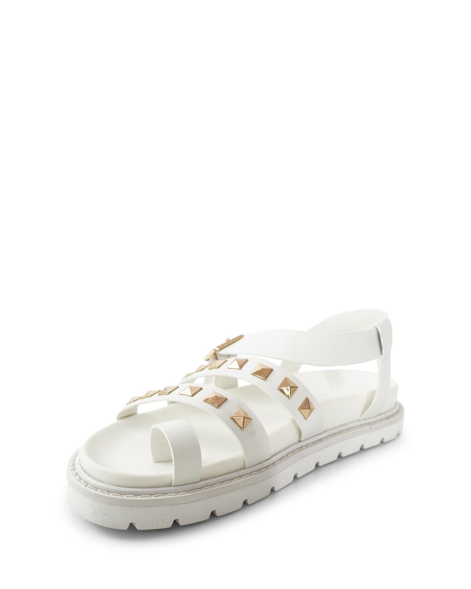 Morning Mood Chunky Stud Sandal, Alternate, color, Cream
