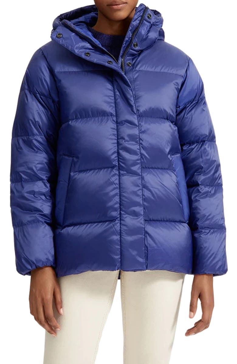 Everlane Re:Down<sup>®</sup> Puffy Puff Water Resistant Hooded Jacket, Main, color,
