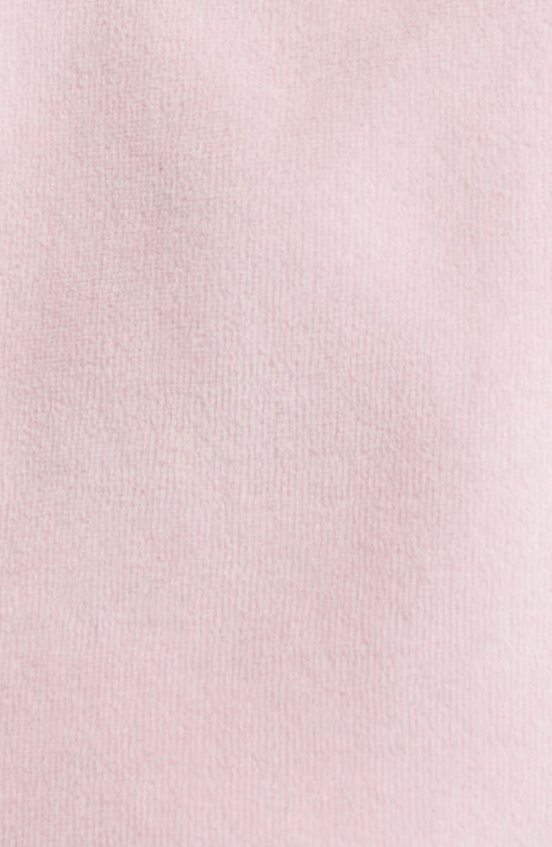 Bella Venice Peace Graphic Velour Crop T-Shirt, Alternate, color, Pink