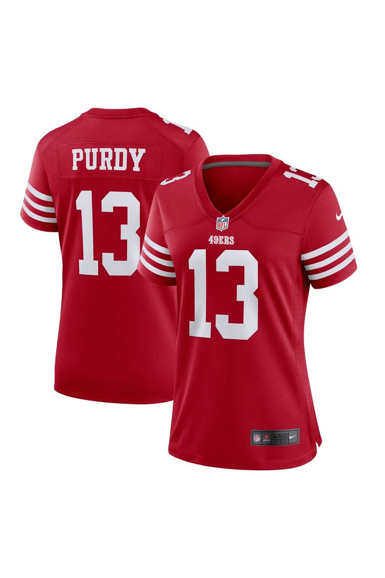 Women's Nike Brock Purdy Scarlet San Francisco 49ers Player Jersey, Main, color, Scarlet