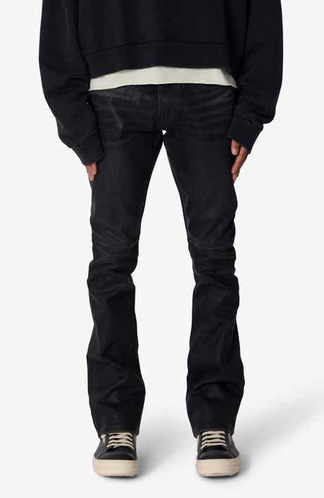B729 Waxed Straight Leg Jeans