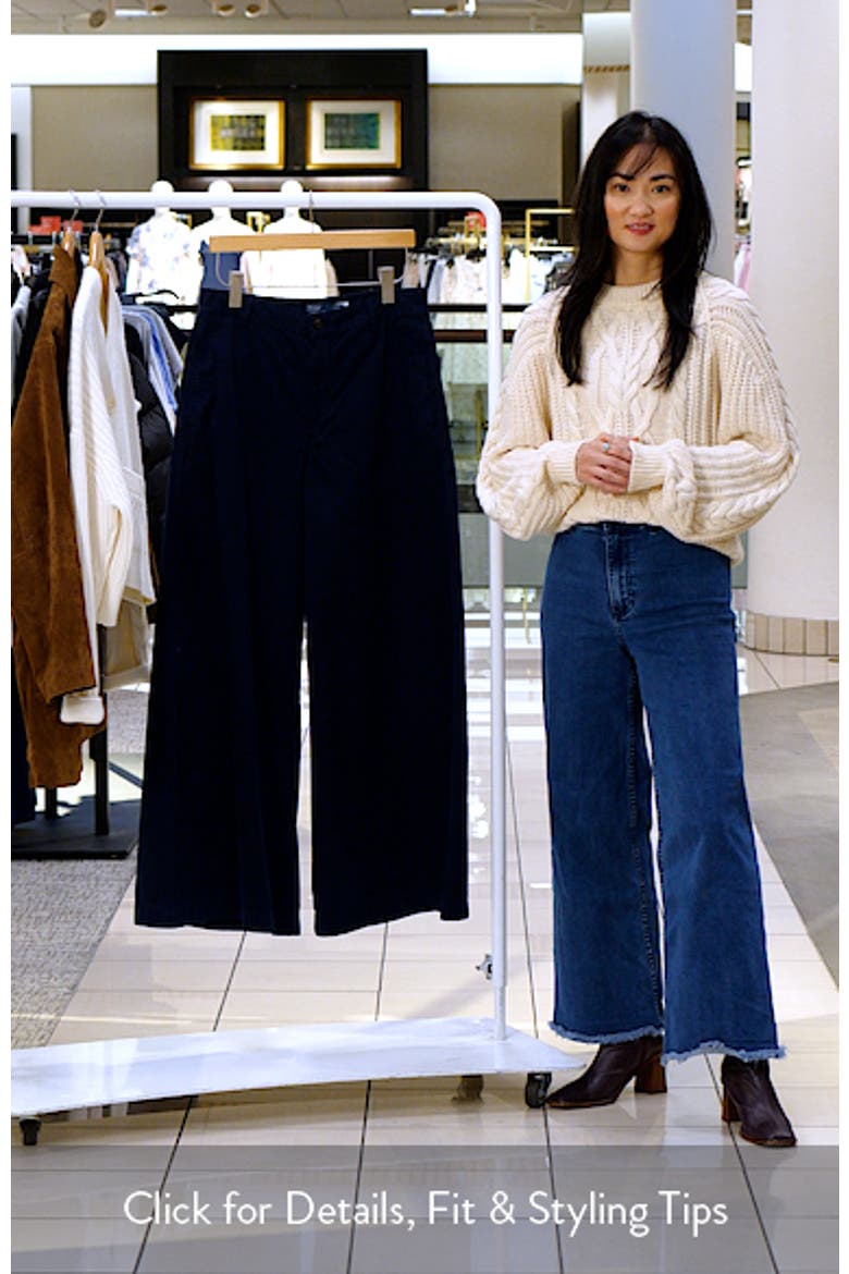 Poplin Wide Leg Pants video