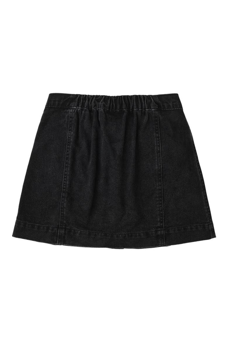 Kids' Denver Blanket Stitch Denver Miniskirt, Alternate, color, BLACK