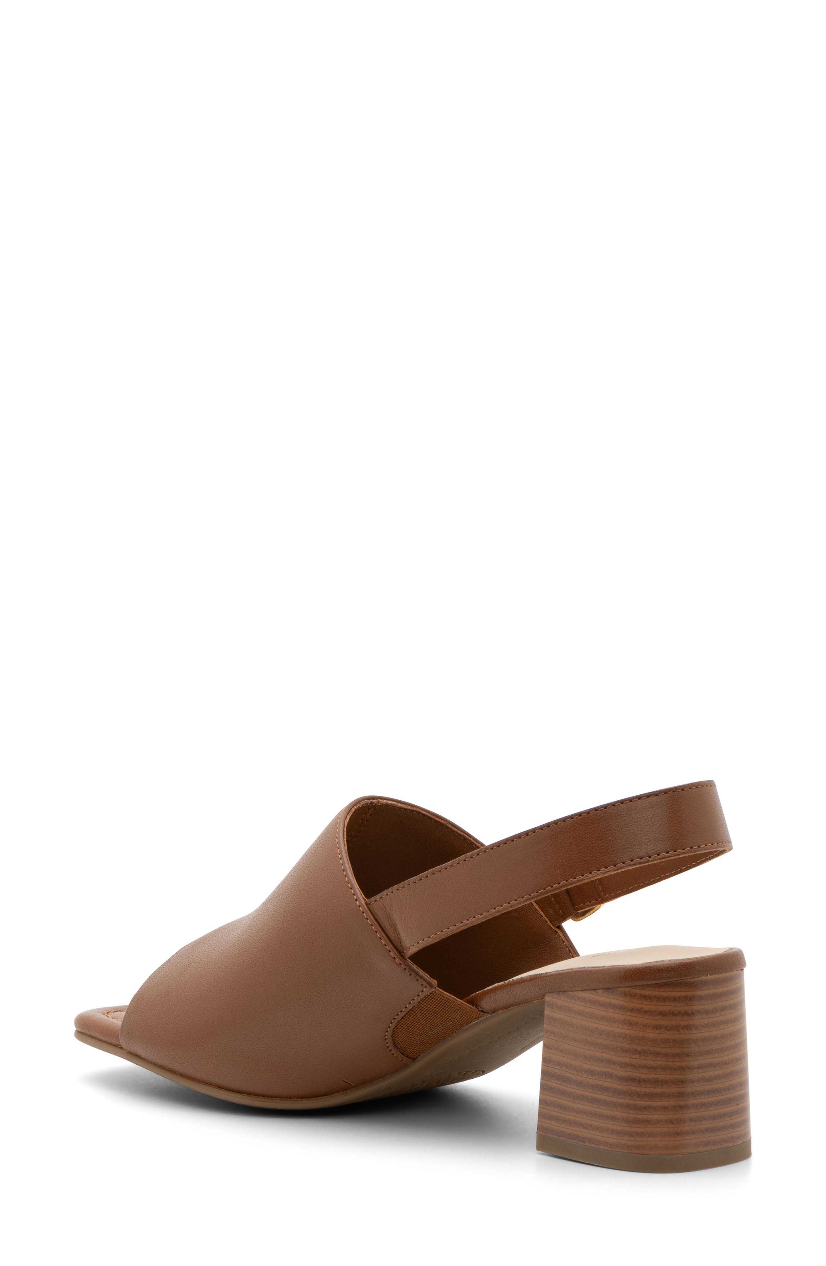 ara Berwyn Slingback Sandal, Alternate, color, Cognac Leather