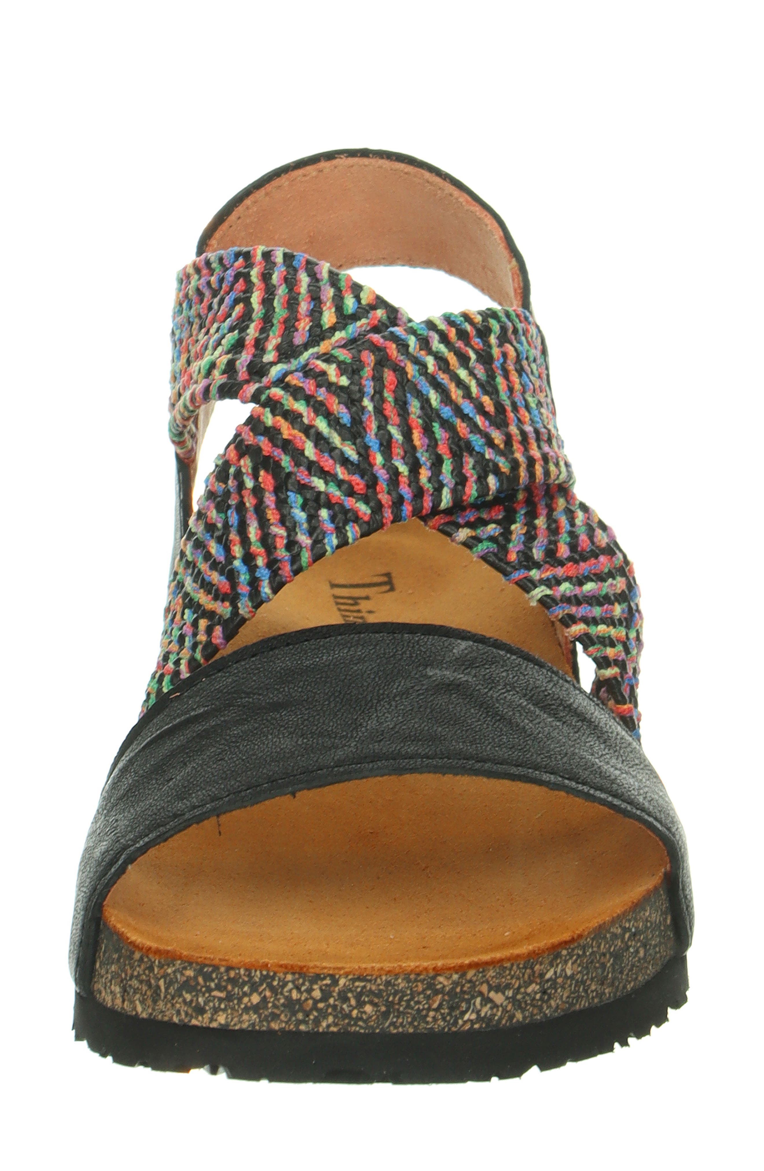 Think! Koak Strappy Sandal, Alternate, color, Black