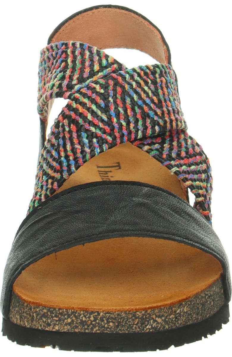 Think! Koak Strappy Sandal, Alternate, color, Black