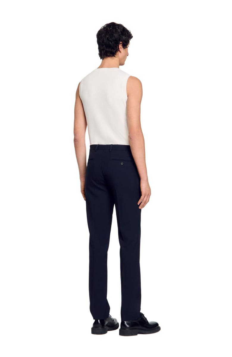 SANDRO Wool suit trousers, Alternate, color, 