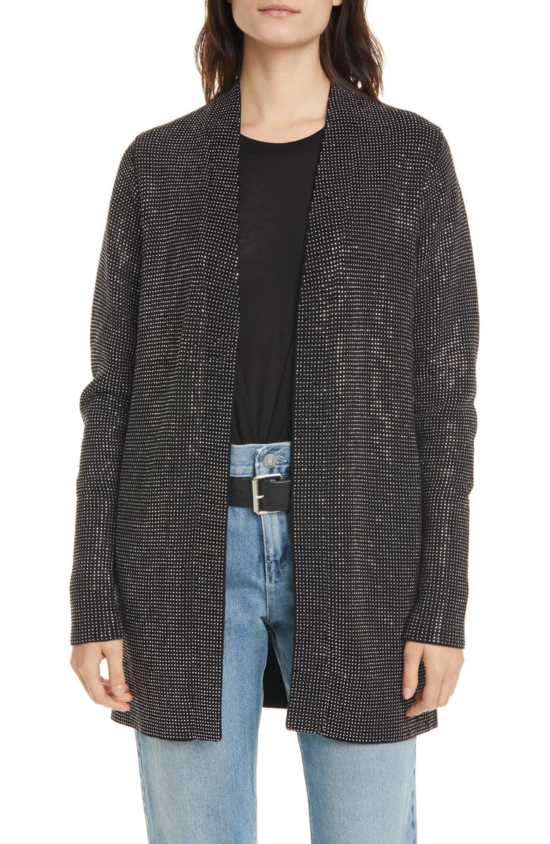 RtA Serge Rhinestone Cardigan, Main, color,