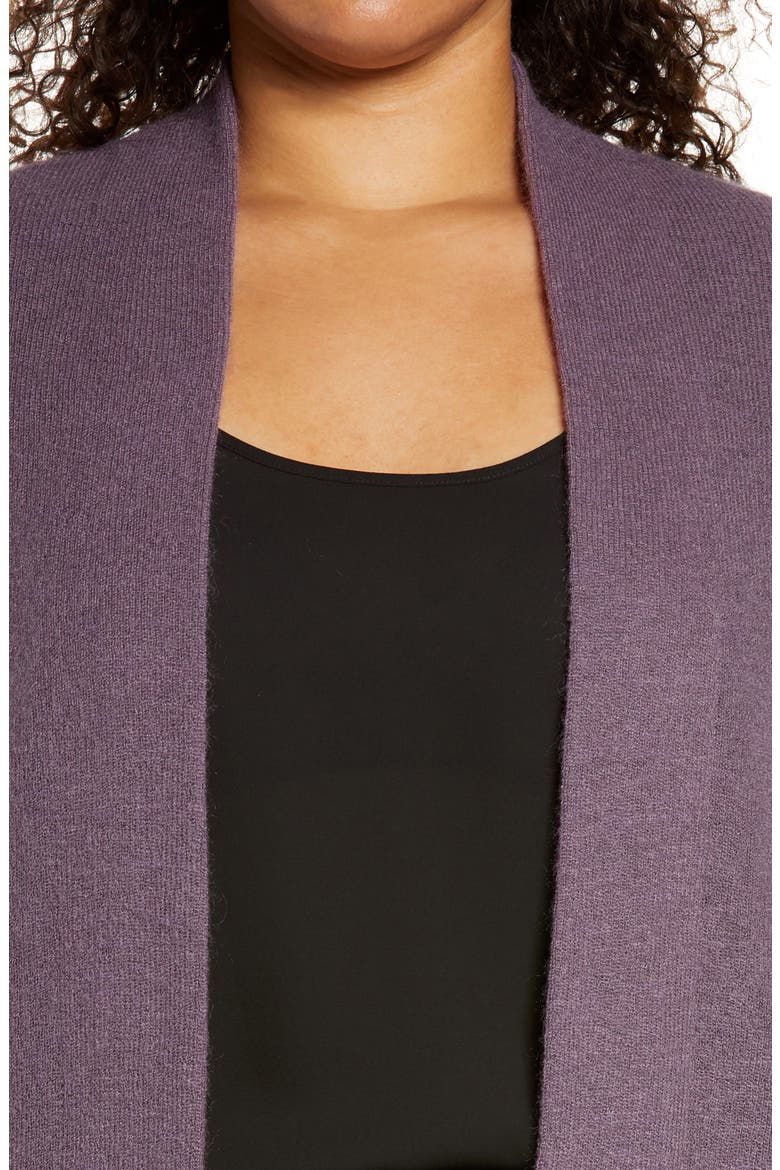 Wool & Mohair Blend Open Cardigan, Alternate, color, FIG
