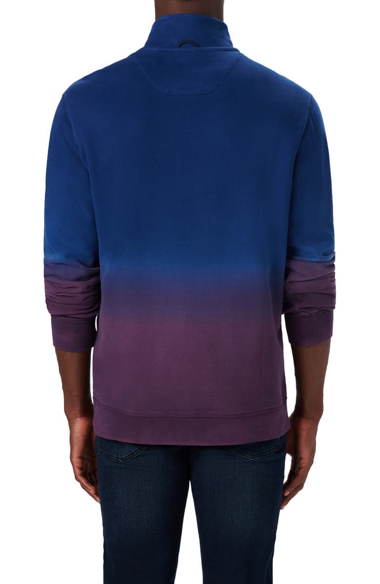 Bugatchi Comfort Ombré Quarter Zip Pullover, Alternate, color, 