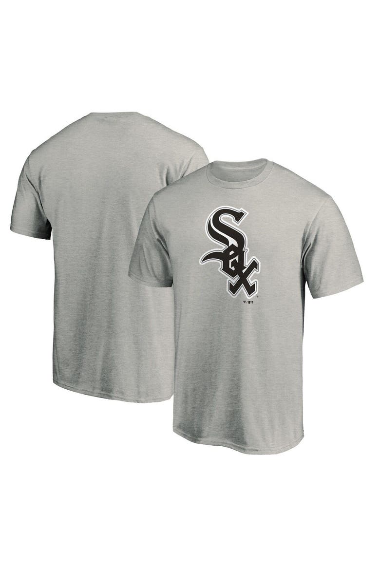 Men's Fanatics Branded Heathered Gray Chicago White Sox Official Logo T-Shirt, Main, color, Heather Gray