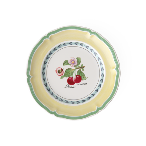 French Garden Valence Cherry Appetizer/Dessert Plate