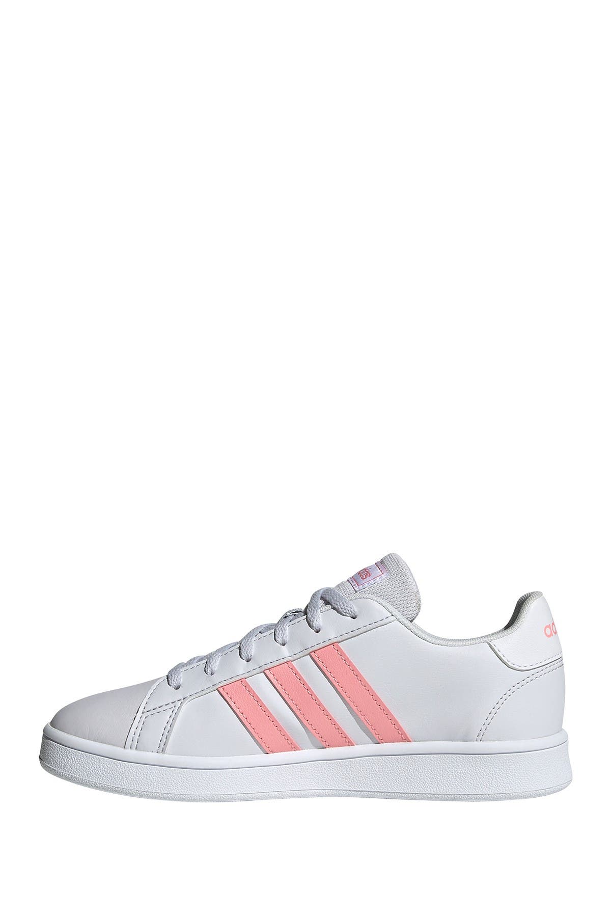 adidas Grand Court K Leather Sneaker, Alternate, color, 