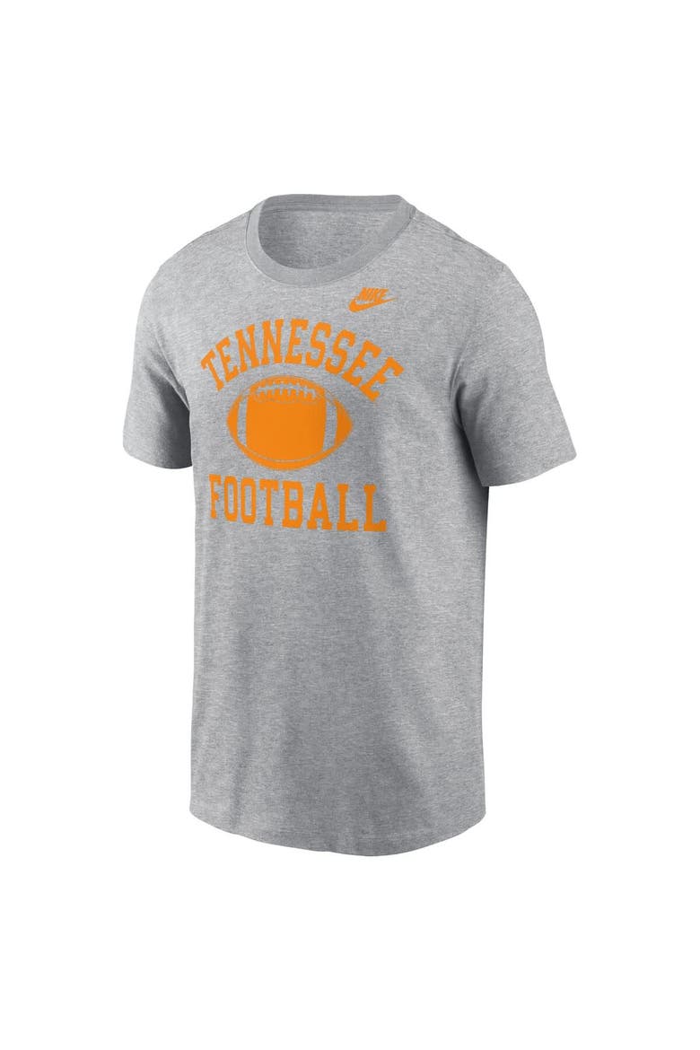 Men's Nike Heather Gray Tennessee Volunteers Legacy Football Icon T-Shirt, Alternate, color, Heather Gray