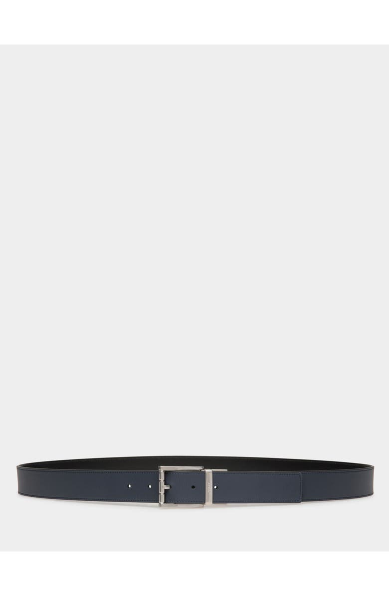 Bally Dress Belt In Midnight Leather, Main, color, 