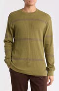 RVCA Day Shift Stripe Long Sleeve Thermal T-Shirt