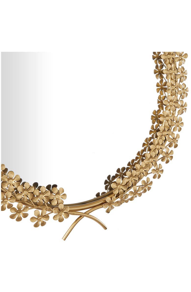 VIVIAN LUNE HOME Floral Leaf Mirror, Alternate, color, 