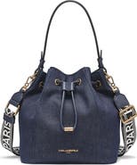 KARL LAGERFELD PARIS Adele Bucket Bag