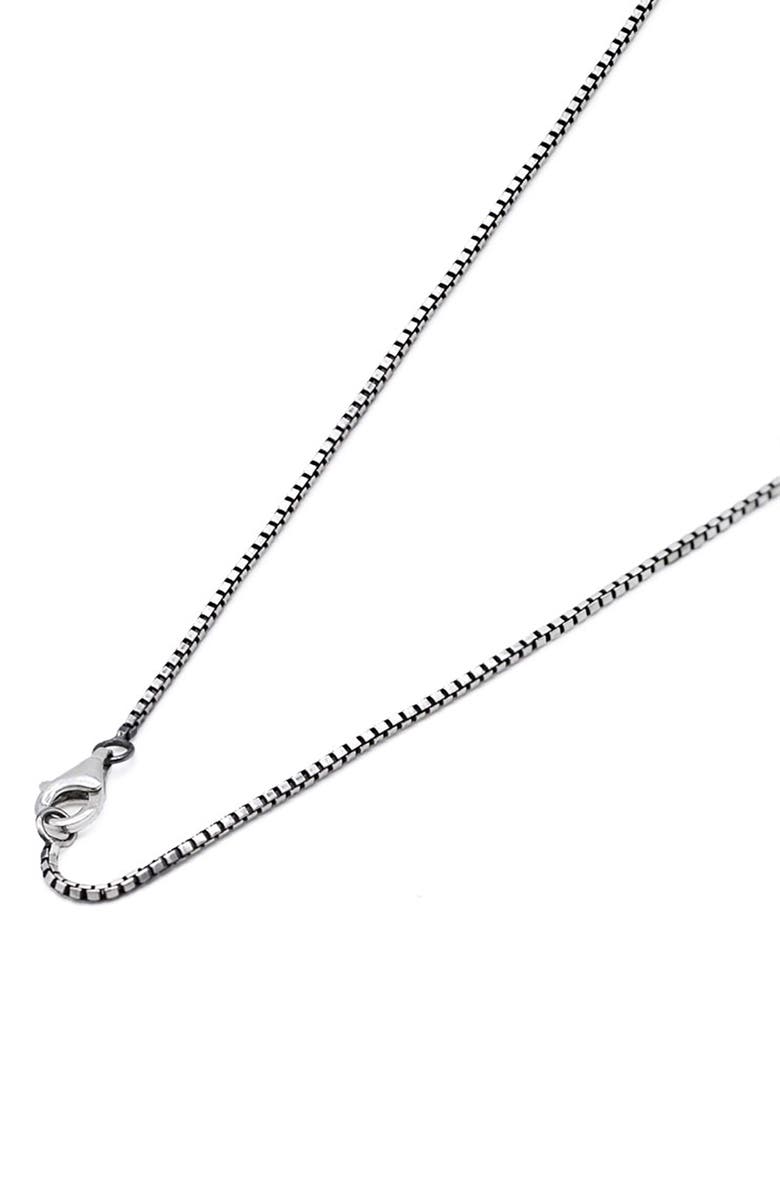 Serge DeNimes Silver Archangel Necklace, Alternate, color, Silver