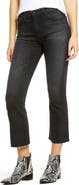 AG Jodi Mid Rise Raw Hem Crop Flare Jeans