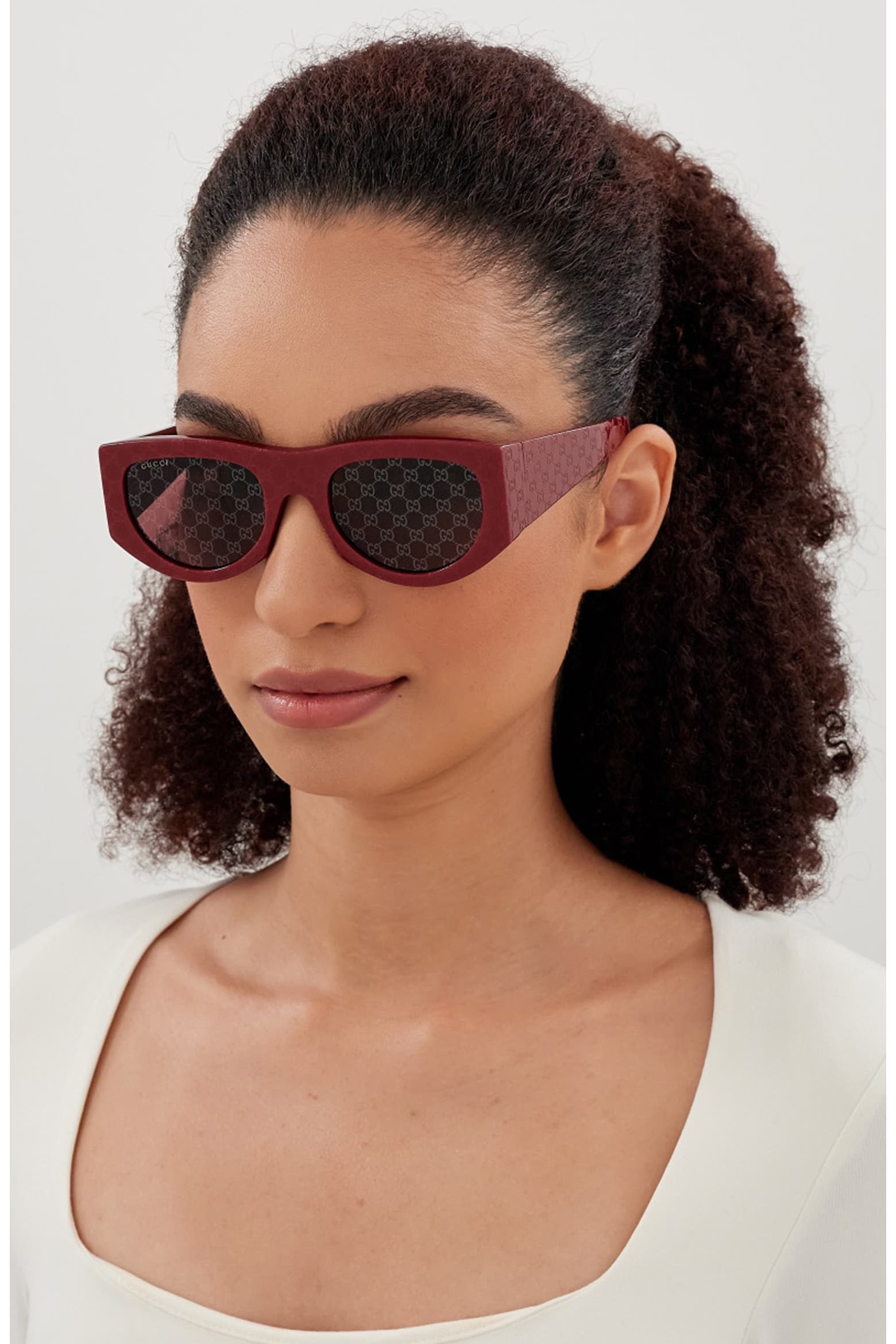 Recangle Logo Gucci 53mm Rectangular Logo Sunglasses (Women) | Nordstromrack