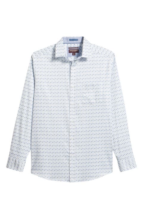 Logan Print Button-Up Shirt