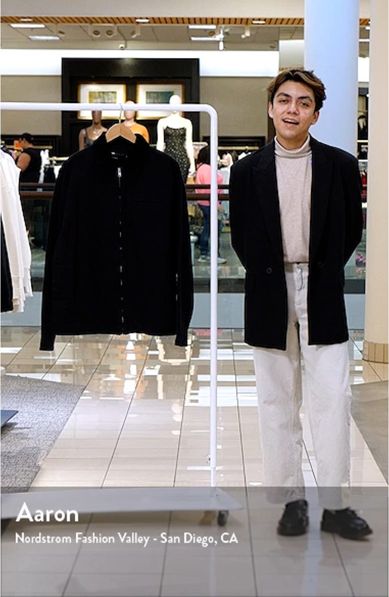 Corduroy Collar Twill Harrington Jacket, sales video thumbnail