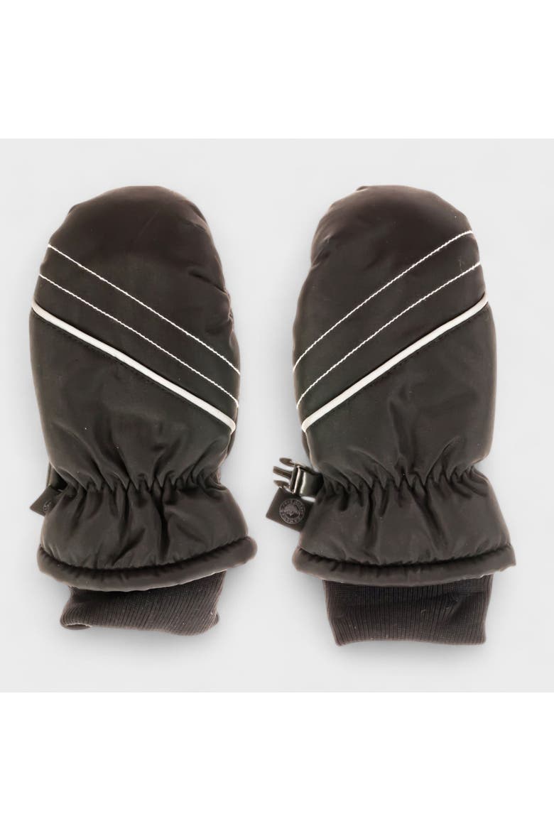 Kid's Ski Mittens, Alternate, color, Black