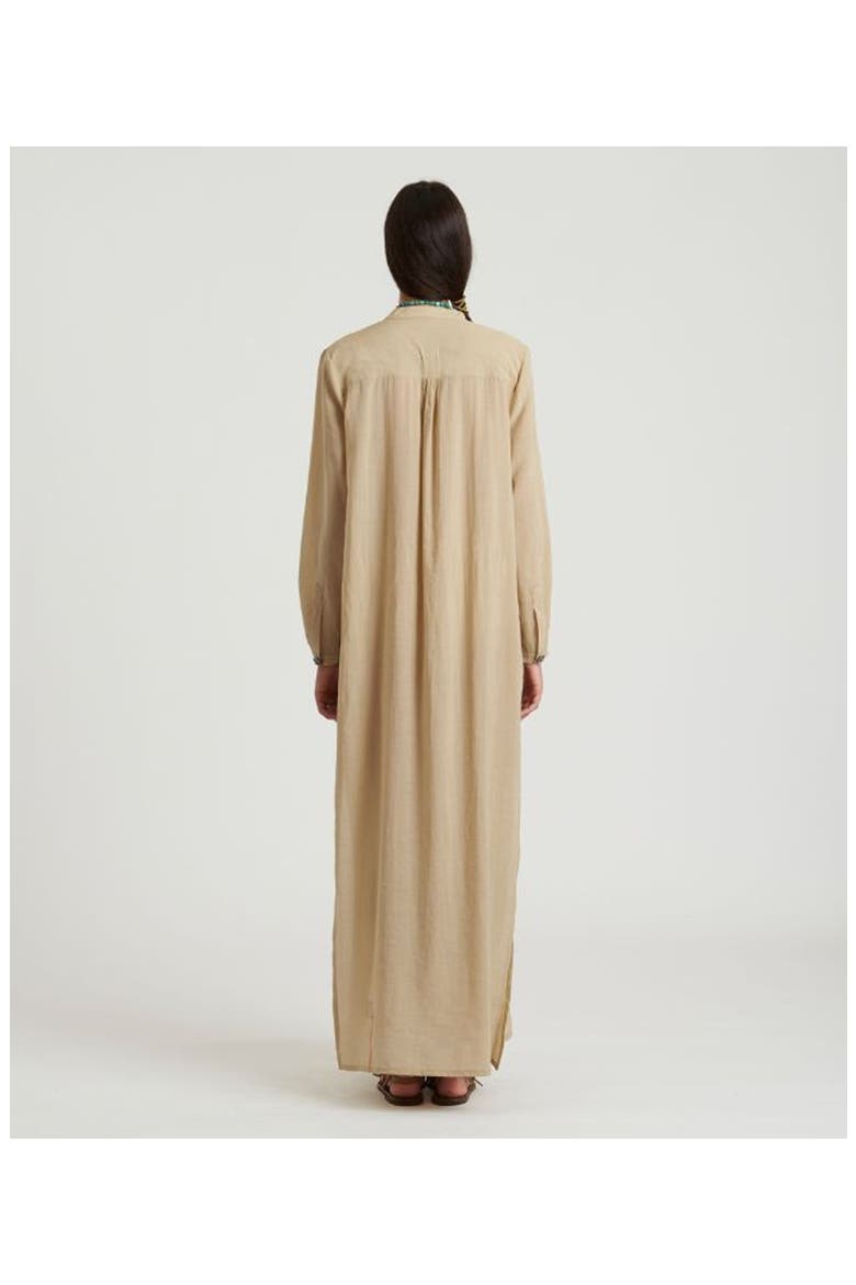 Valery Cotton Muslin Kaftan Dress, Alternate, color, Ecru