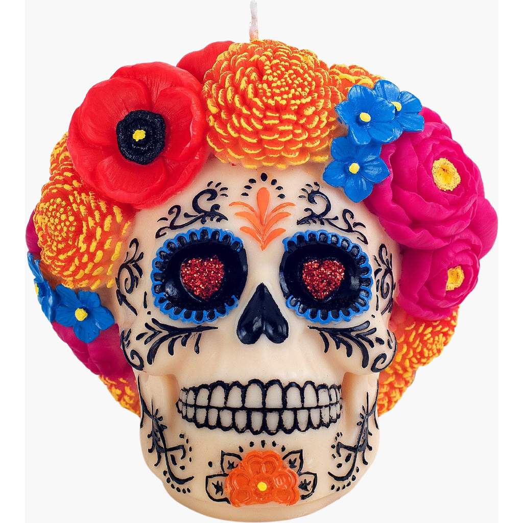 Southlake Gifts Dia De Los Muertos Scented Candle In Multi