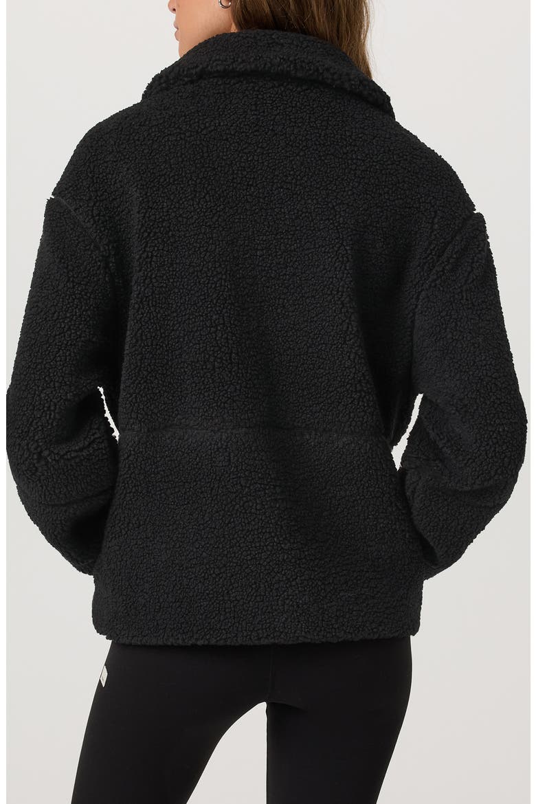 Lou Full Zip Jacket, Alternate, color, BLACK