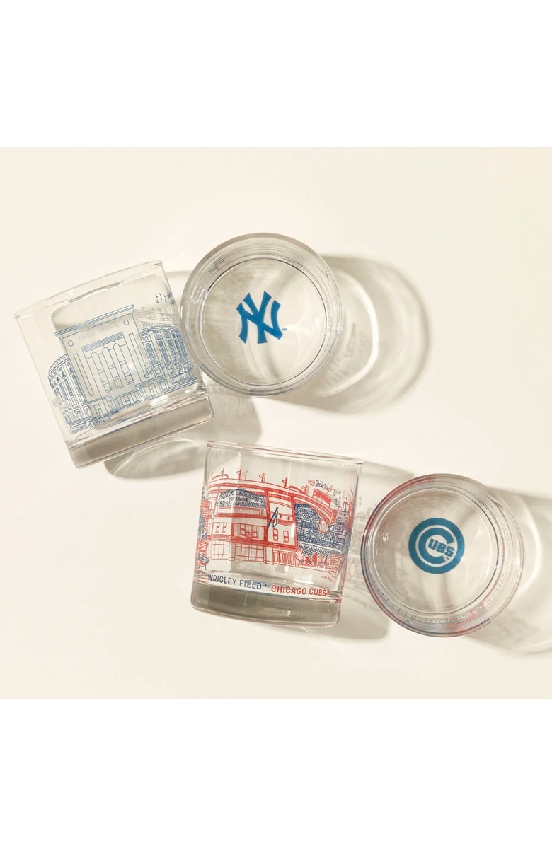 Uncommon Goods MLB Stadiumscape Rocks Glasses - Set of 2, Main, color, Baltimore Orioles