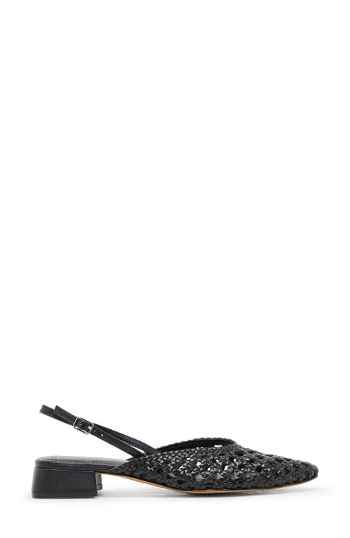 Dolce Vita Birdie Pointed Toe Slingback Flat In Black