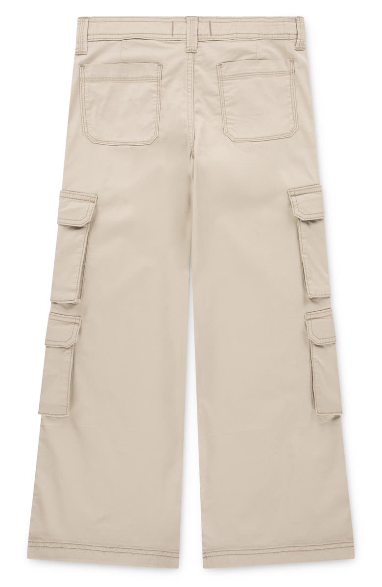 abercrombie kids Kids' Utility Cargo Pocket Cotton Pants, Alternate, color, Simply Taupe