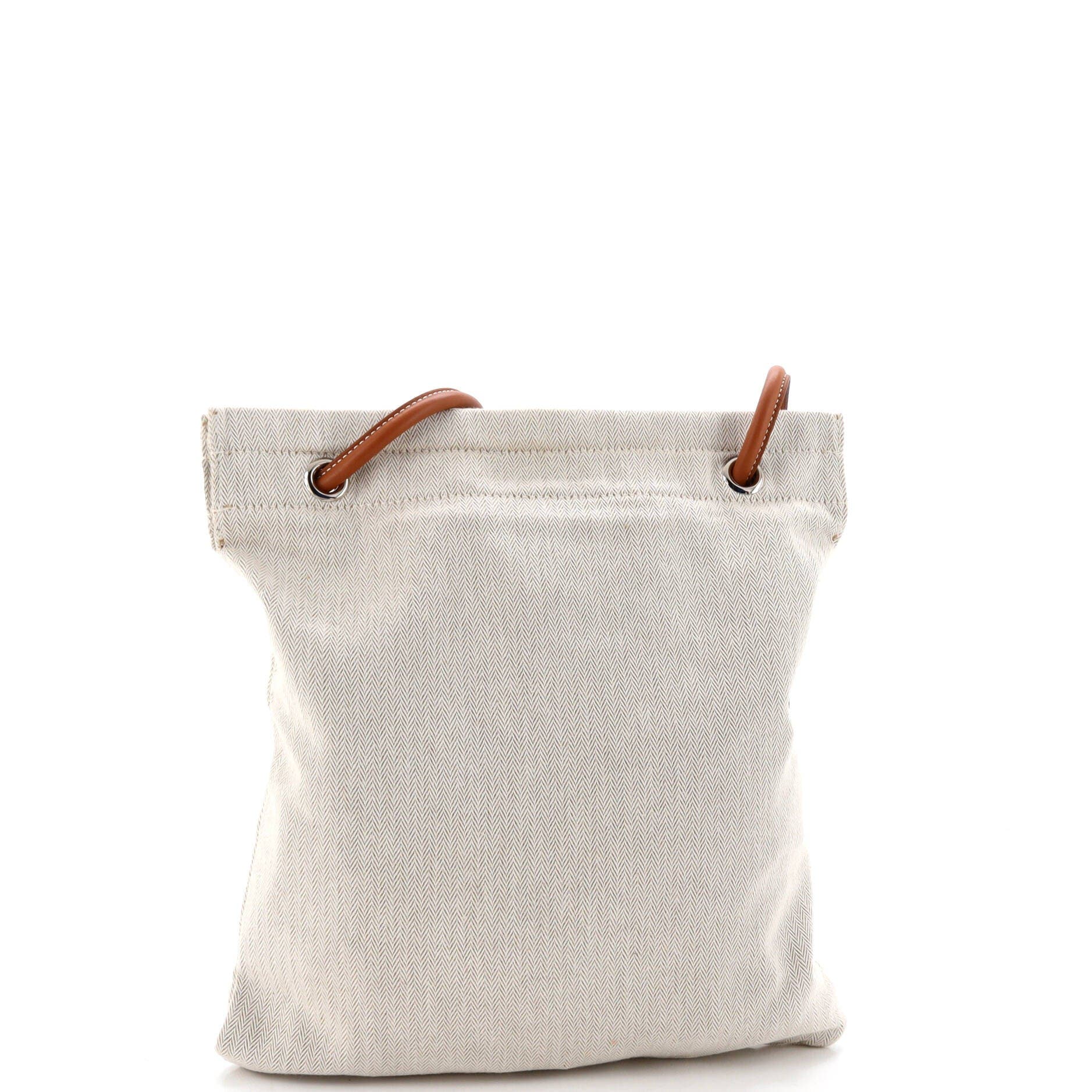 Pre-Owned Hermes Aline Bag Toile MM, Alternate, color, Ecru